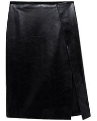 MSGM - Midi-Rok Met Split - Lyst