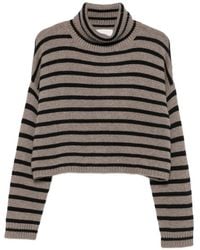 Lisa Yang - Zerlina Striped Roll-Neck Jumper - Lyst