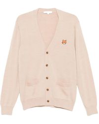 Maison Kitsuné - Fox-Motif Pocket Cardigan - Lyst