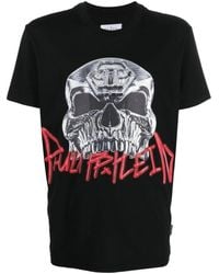 Philipp Plein - Skull-Print Short-Sleeve T-Shirt - Lyst
