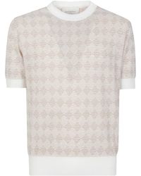 Ballantyne - Diamond-Pattern T-Shirt - Lyst