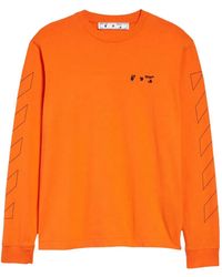 Off-White c/o Virgil Abloh - T-Shirt Arrows À Manches Longues - Lyst