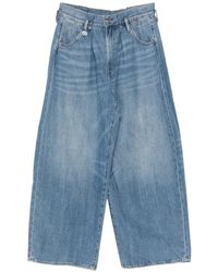R13 - Vaqueros Con Efecto Desgastado - Lyst