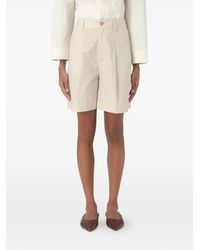 Woolrich - Pleated Button Shorts - Lyst