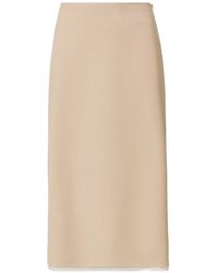Fabiana Filippi - Zip-Fastening Midi Skirt - Lyst