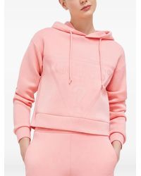 Guess - Drawstring Hooded Sweatshirt - Lyst