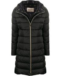 Herno Doudoune à design superposé - Noir