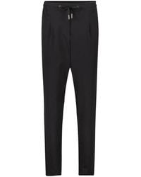 BETTY&CO - Drawstring-Waistband Tapered Trousers - Lyst