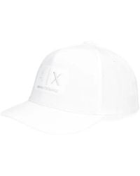 ARMANI EXCHANGE - Logo-Patch Baseball Cap - Lyst
