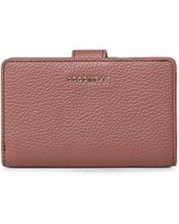 Coccinelle - Metallic Soft Press-Stud Wallet - Lyst