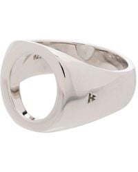 Tom Wood - Sterling Silver Oval Open Ring - Lyst