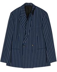 Marina Yee - Blazer Doppiopetto A Righe - Lyst
