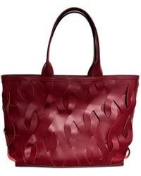 Kata Szegedi - Roads Woven Leather Tote Bag - Lyst