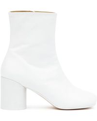 MM6 by Maison Martin Margiela - 70Mm Anatomic Ankle Boots - Lyst