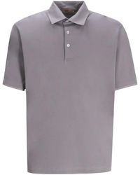 Herno - Short-Sleeve Cotton Polo Shirt - Lyst