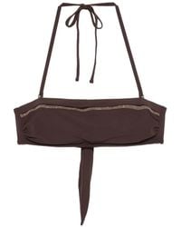 Brunello Cucinelli - Swimsuit Top - Lyst