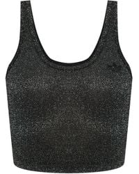 adidas - Lurex Sleeveless Top - Lyst
