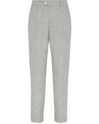Brunello Cucinelli - Hose Mit Falten - Lyst