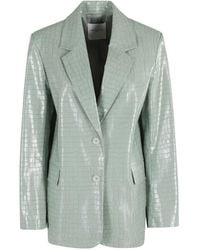 Isabelle Blanche - Blazer Met Enkele Rij Knopen - Lyst