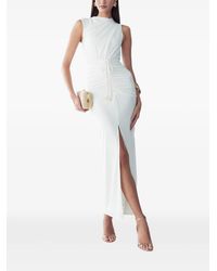 BWLDR - Drawstring-Embellishment Maxi Dress - Lyst