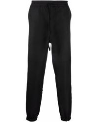 McQueen - Straight-Leg Wool-Blend Track Pants - Lyst