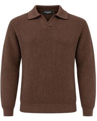 Franzese Collection - Steve Mcqueen Ribbed-Knit V-Neck Sweater - Lyst