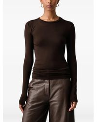 La Mania - Long-Sleeve Crew-Neck T-Shirt - Lyst