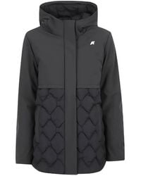 K-Way - Siphane Quilted Hooded Jacket - Lyst