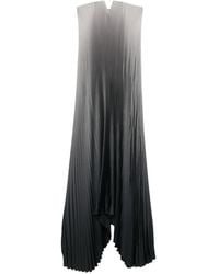 L'idée - Tie Pleated Ombré Gown - Lyst