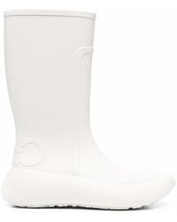 Ferragamo - Rain Boots With Logo - Lyst