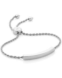 Monica Vinader - Linear Chain Bracelet - Lyst