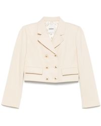 Sandro - Cropped-Blazer - Lyst