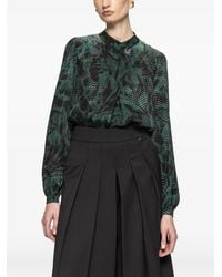 Nissa - Floral-Print Viscose Top - Lyst