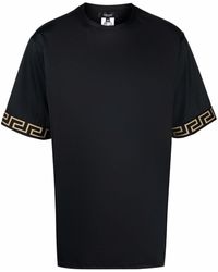 Versace - T-Shirt mit Greca-Bordüre - Lyst