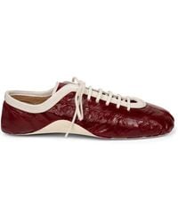 Dries Van Noten - Leren Sneakers - Lyst