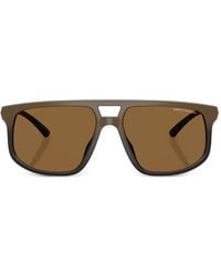 ARMANI EXCHANGE - Double-Bridge Sunglasses - Lyst