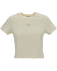 Maison Kitsuné - Logo Cotton T-Shirt - Lyst