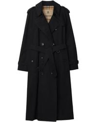Burberry - Gabardine Long Waterloo Heritage Trench Coat - Lyst