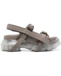 Rick Owens - Suede Chunky Platform Sandals - Lyst