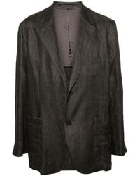 Yohji Yamamoto - Notched-Lapels Single-Breasted Blazer - Lyst