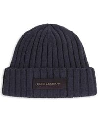 Dolce & Gabbana - Rib-Knit Hat - Lyst