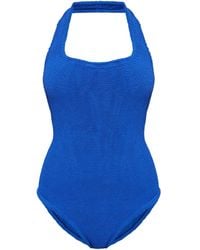 Hunza G - Sandy Crinkle Swimsuit - Lyst