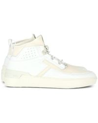 Tod's - Panelled High-Top Sneakers - Lyst