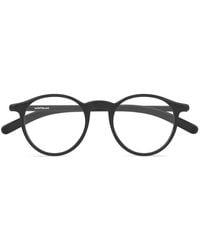 Montblanc - Round-Frame Glasses - Lyst