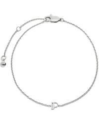 Monica Vinader - Armband Mit Initialen - Lyst