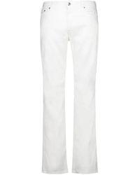 120% Lino - Pantalon À Coupe Slim - Lyst