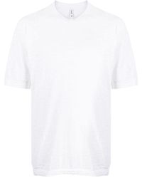 Transit - Round-neck Cotton-blend T-shirt - Lyst