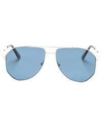 Cartier - Santos De Cartier Pilot-Frame Sunglasses - Lyst
