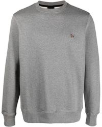 PS by Paul Smith - Zebra-logo Organic Cotton Sweatshirt - Lyst