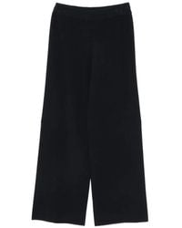 Max Mara - Rotondo Elasticated-Waistband Wide-Leg Trousers - Lyst